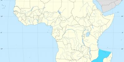 Мозамбикский tjesnac karta Afrike